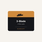 Bladeloft 3-Blade pack — three activated carbon filter pads